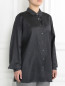 Удлиненная фактурная блуза Marina Rinaldi  –  Модель Верх-Низ