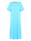 Трикотажное платье с карманами и завышенной талией Marina Rinaldi  –  Общий вид