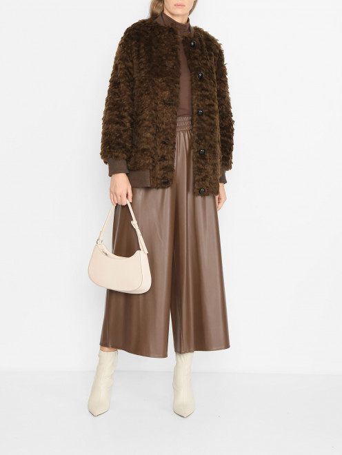 Пушистая куртка-бомбер Weekend Max Mara - МодельОбщийВид
