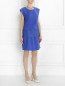 Платье-мини свободного кроя с драпировкой Armani Collezioni  –  Модель Общий вид