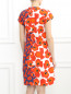 Платье из хлопка с цветочным узором Jil Sander Navy  –  Модель Верх-Низ1