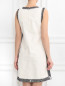 Платье из хлопка с вышивкой бисером Tory Burch  –  МодельВерхНиз1