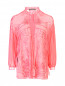 Блуза из шелка декорированная кружевом Alberta Ferretti  –  Общий вид
