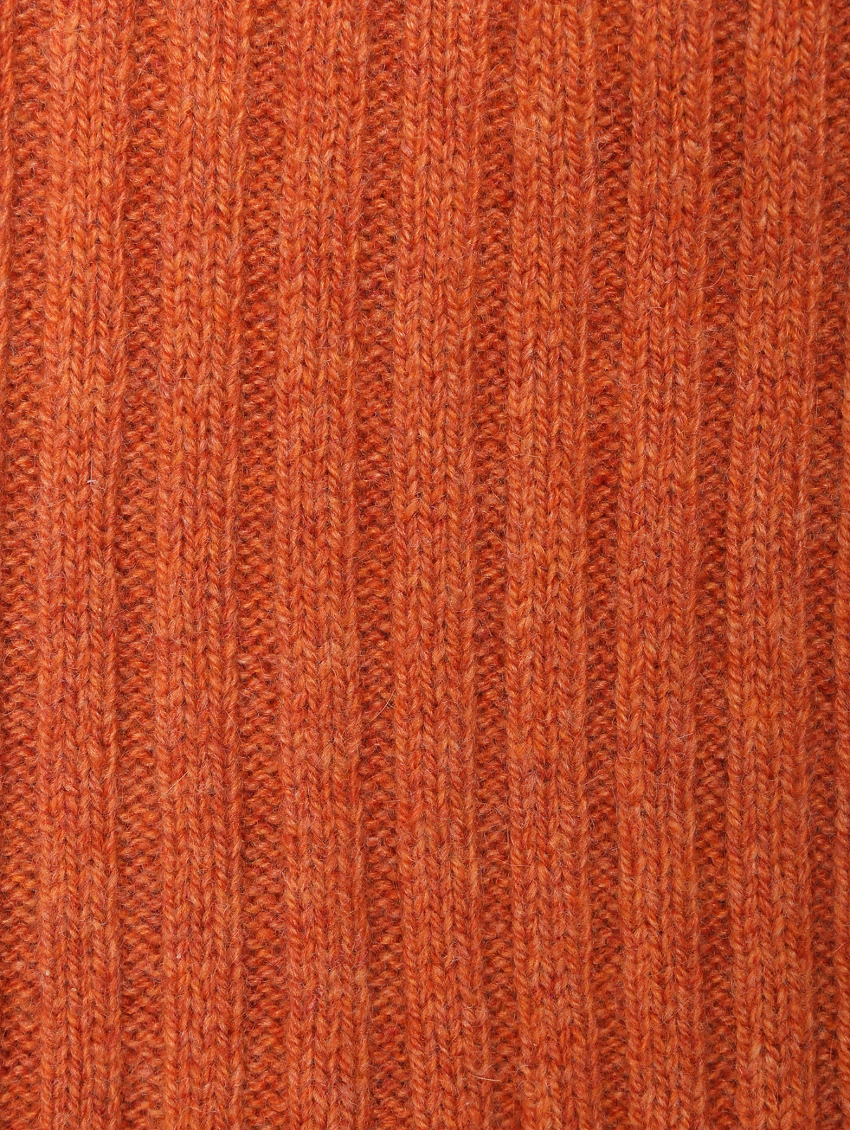 Однотонный шарф из кашемира Isaia  –  Деталь1  – Цвет:  Оранжевый