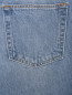 Укороченные джинсы из хлопка Slvrlake  –  Деталь