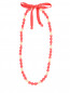 Ожерелье из бусин обтянутых трикотажем Parronchi Cashmere  –  Общий вид