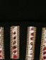 Шапка декорированная кристаллами и меховым помпоном Biribimbi  –  Деталь