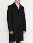 Пальто двубортное из шерсти Jean Paul Gaultier  –  Модель Верх-Низ
