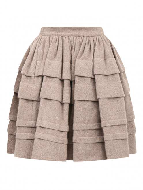 Юбка-мини из шерсти и кашемира Ermanno Scervino - Общий вид