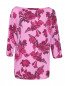 Блуза с цветочным узором Marina Rinaldi  –  Общий вид