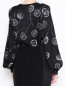 Блуза из шелка с узором Marina Rinaldi  –  МодельВерхНиз1
