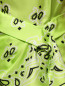 Платье из шелка с принтом "пейсли" Moschino  –  Деталь