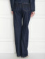 Джинсы с вышивкой прямого кроя Calvin Klein 205W39NYC  –  МодельВерхНиз1