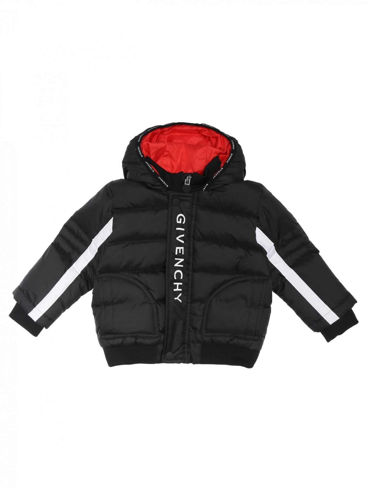 Куртка на молнии Givenchy  –  Общий вид  – Цвет:  Черный