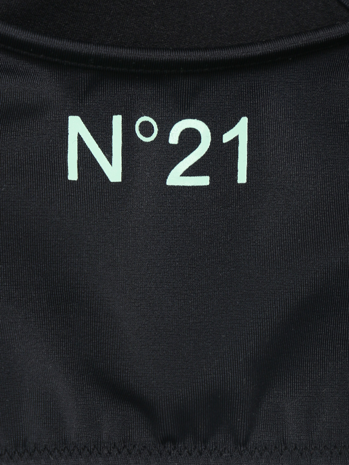 Раздельный купальник с принтом N21  –  Деталь1  – Цвет:  Черный