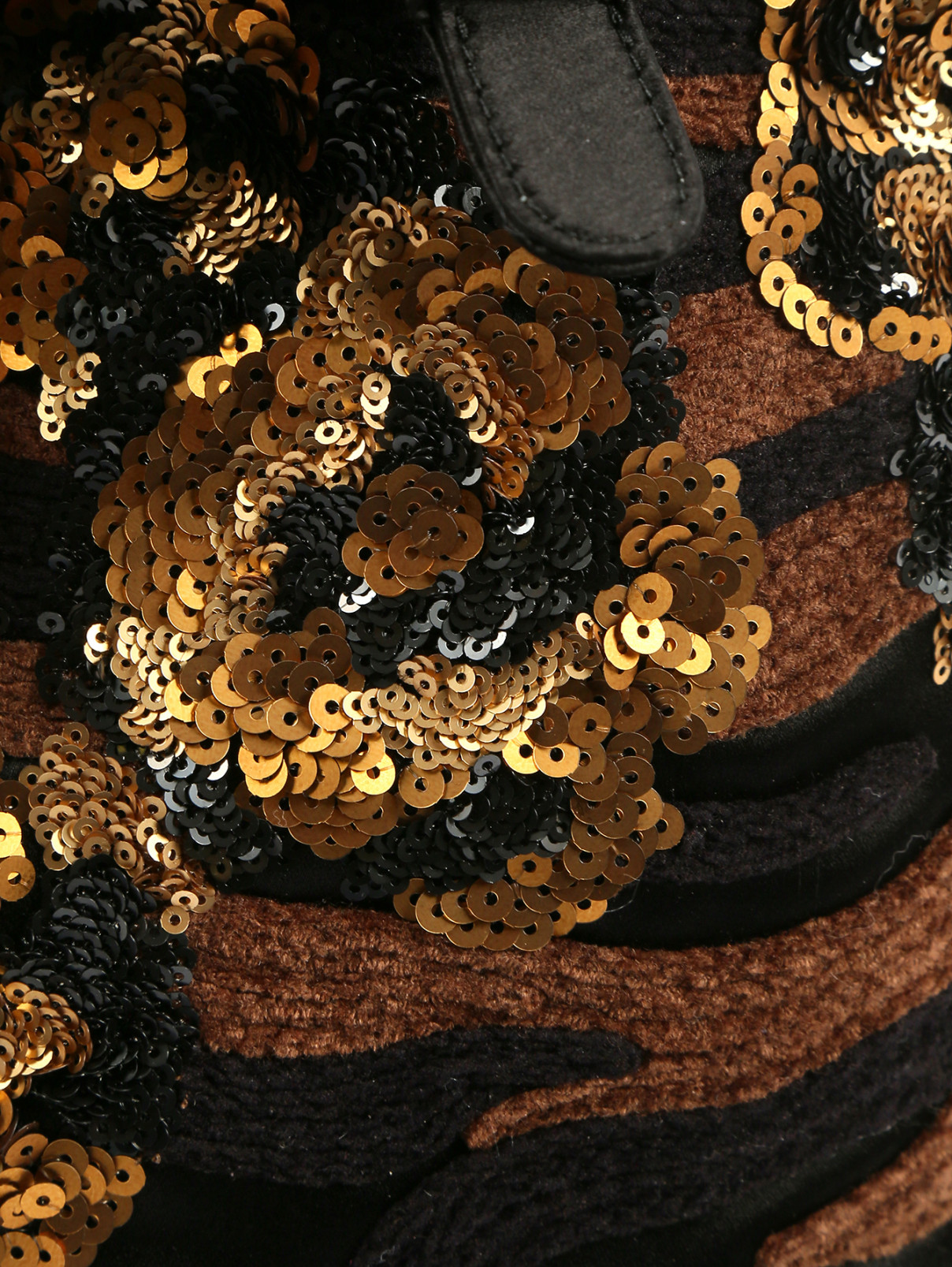 Рюкзак из текстиля, декорированный пайетками Alberta Ferretti  –  Деталь  – Цвет:  Узор
