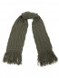 Фактурный шарф из кашемира Kangra Cashmere  –  Общий вид