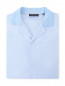 Рубашка из хлопка и льна с коротким рукавом Emporio Armani  –  Общий вид
