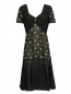 Платье из шелка с короткими рукавами Temperley London  –  Общий вид