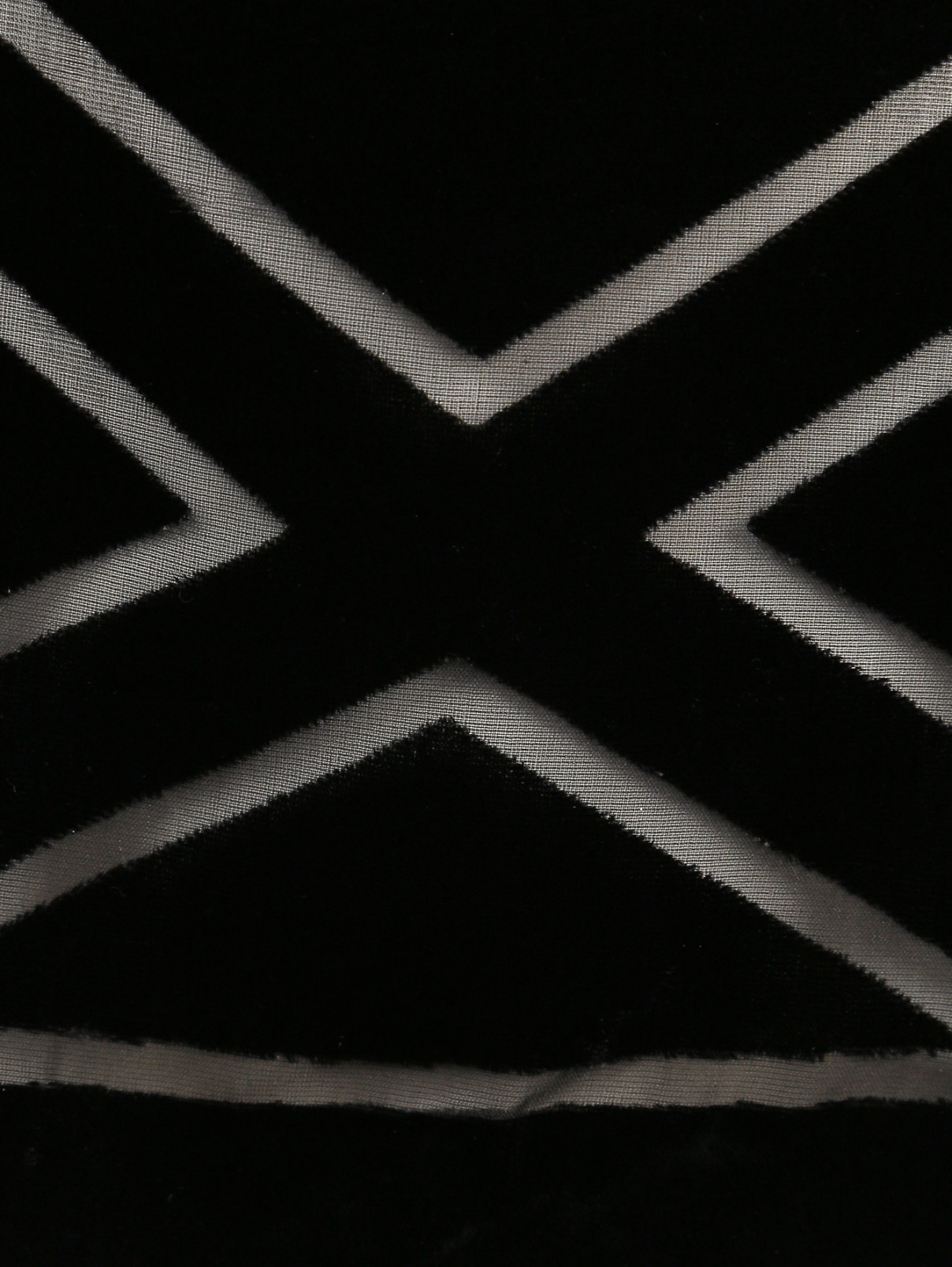 Блуза из бархата с объемным воротом Jean Paul Gaultier  –  Деталь  – Цвет:  Черный