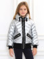 Стеганая куртка с контрастной резинкой Armani Junior  –  Модель Верх-Низ