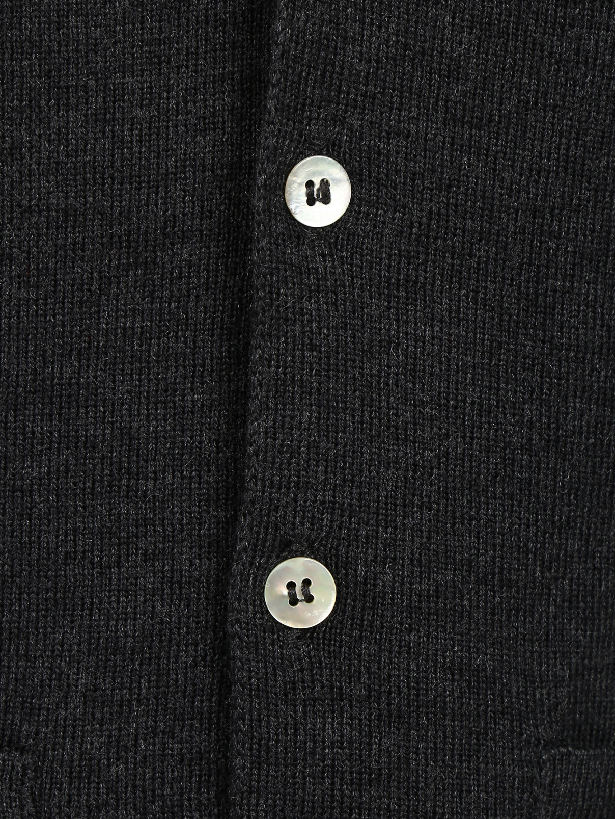 Жилет из шерсти с карманами I Pinco Pallino  –  Деталь  – Цвет:  Серый