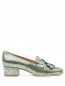 Туфли из фактурной кожи на низком каблуке Alberta Ferretti  –  Обтравка1