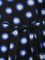 Платье-мини из хлопка и шелка с узором "горох" Moschino Boutique  –  Деталь