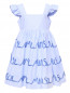Платье с пышной юбкой и аппликацией MiMiSol  –  Общий вид