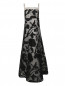 Платье-макси с цветочным узором Marina Rinaldi  –  Общий вид