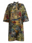 Платье-мини из шелка с узором Antonio Marras  –  Общий вид