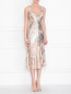 Платье в пайетках, декорированное кристаллами Jenny Packham  –  МодельВерхНиз