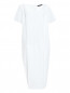 Платье-миди из хлопка с декоративной вышивкой Marina Rinaldi  –  Общий вид
