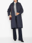 Стеганое пальто на молнии с капюшоном Weekend Max Mara  –  МодельОбщийВид