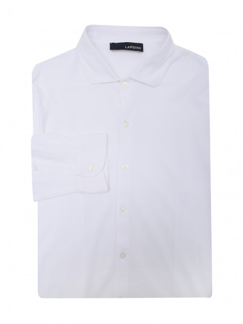 Трикотажная рубашка из хлопка LARDINI - Общий вид
