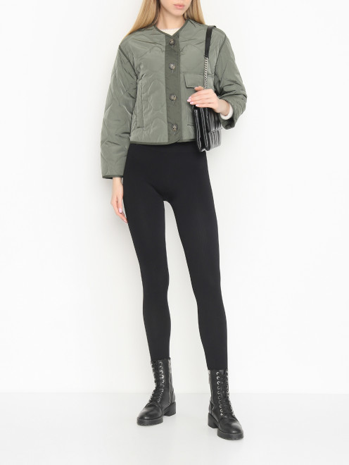 Укороченная стеганая куртка Weekend Max Mara - МодельОбщийВид