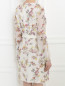 Платье-мини из шелка с цветочным узором Giambattista Valli  –  Модель Верх-Низ1