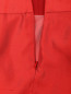 Укороченные брюки прямого силуэта из шелка Jean Paul Gaultier  –  Деталь