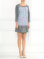 Трикотажное платье декорированное вышивкой Moschino Boutique  –  Модель Общий вид