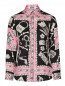 Шелковая блуза с принтом Moschino Cheap&Chic  –  Общий вид