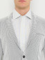 Однобортный пиджак из фактурной ткани Emporio Armani  –  Модель Общий вид1