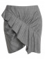 Юбка-мини из шерсти с драпировкой Isabel Marant  –  Общий вид