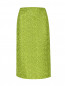 Юбка-миди из фактурной ткани с разрезом Ermanno Scervino  –  Общий вид