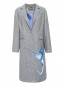 Пальто из шерсти с декоративной аппликацией Marina Rinaldi  –  Общий вид