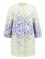 Легкое пальто из хлопка с цветочным узором Giambattista Valli  –  Общий вид