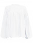 Блуза из смешанного шелка свободного кроя N21  –  Общий вид