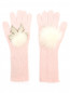 Перчатки из шерсти декорированные бисером IL Trenino  –  Общий вид