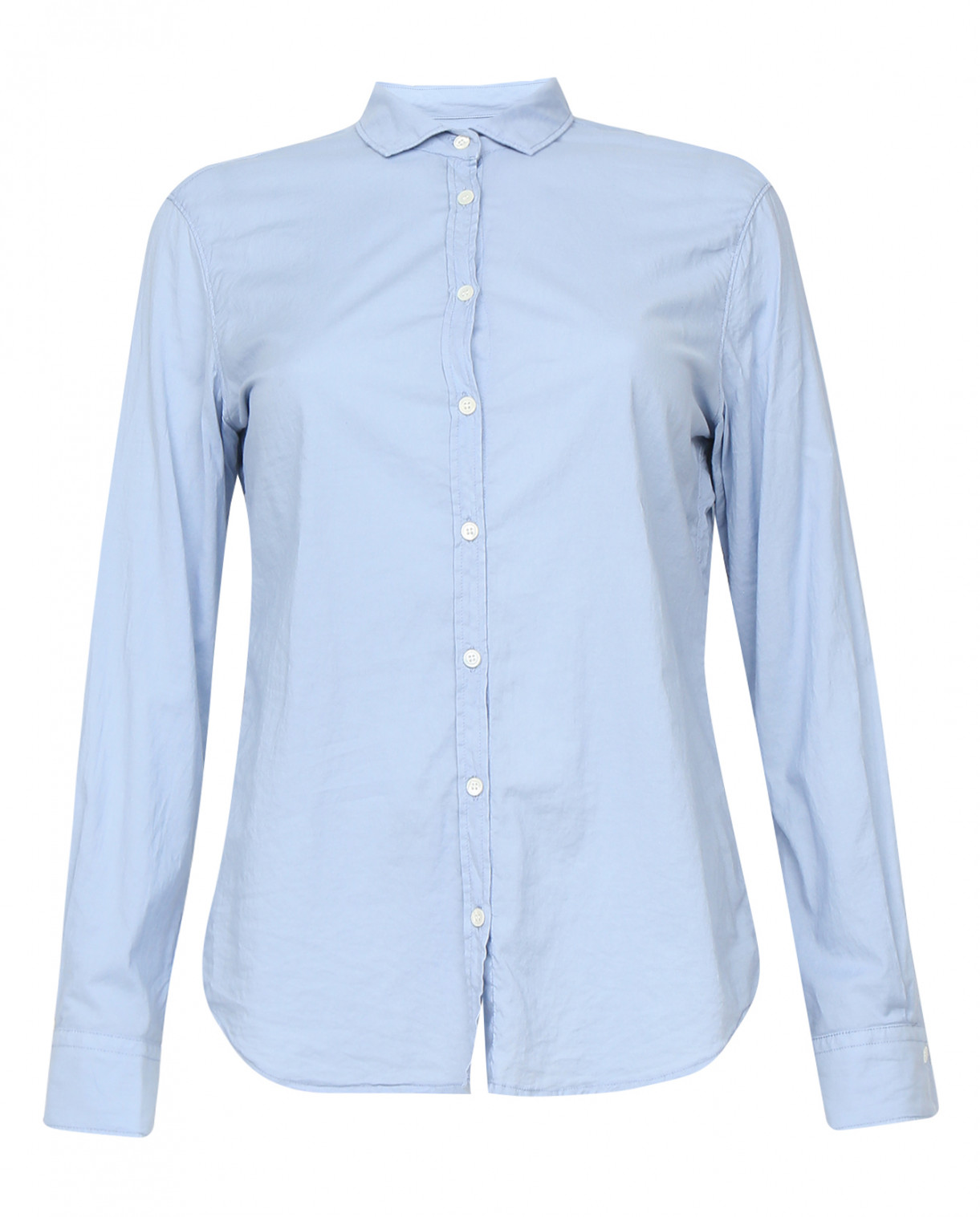 Рубашка из хлопка Hartford  –  Общий вид  – Цвет:  Синий