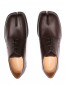 Ботинки Tabi из гладкой кожи на небольшом каблуке Maison Margiela  –  Обтравка4