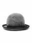 Шляпа из шерсти с контрастным декором MiMiSol  –  Обтравка2